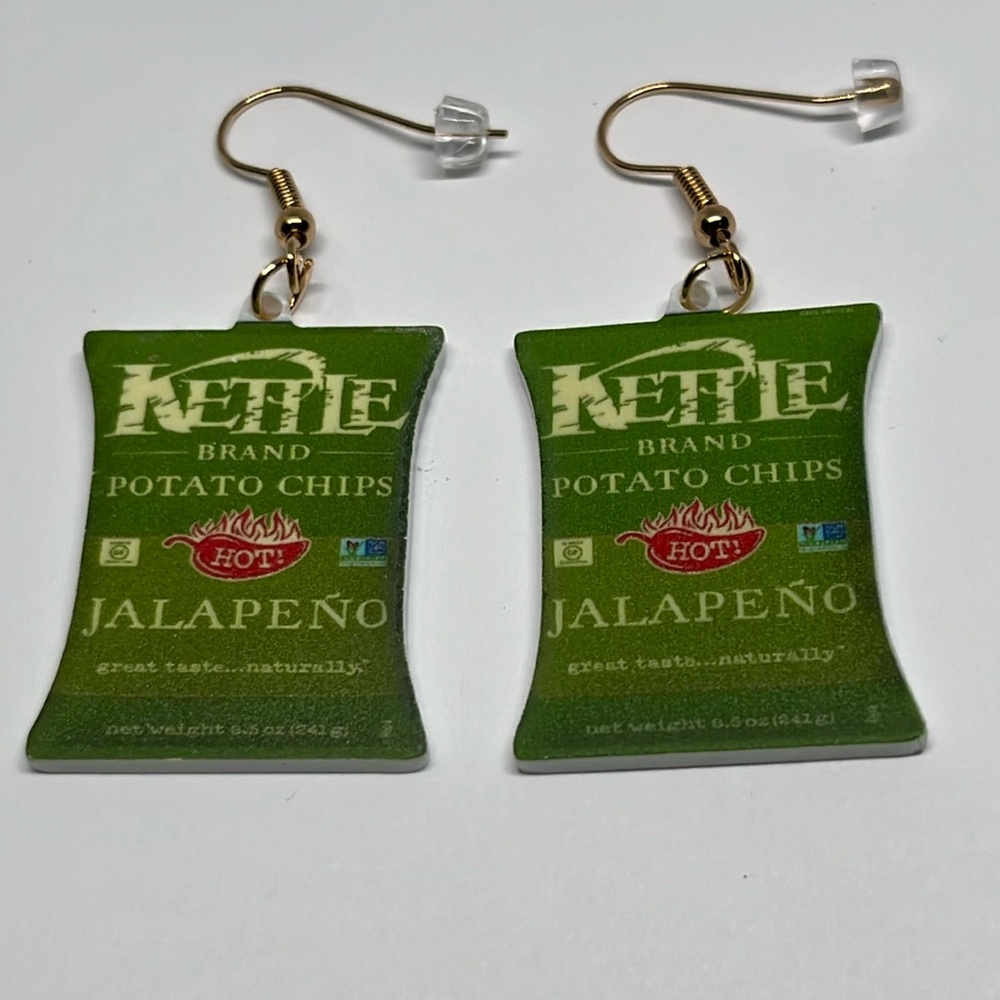 Earrings snacks potato chips‎